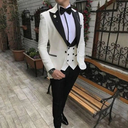 Ivory three piece suit