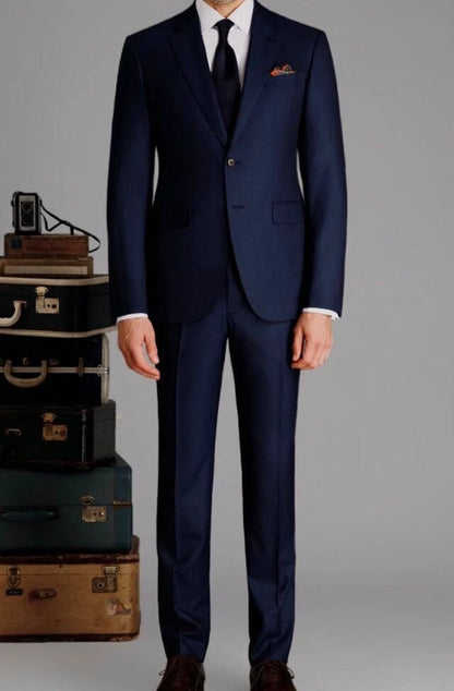 Navy two piece suit